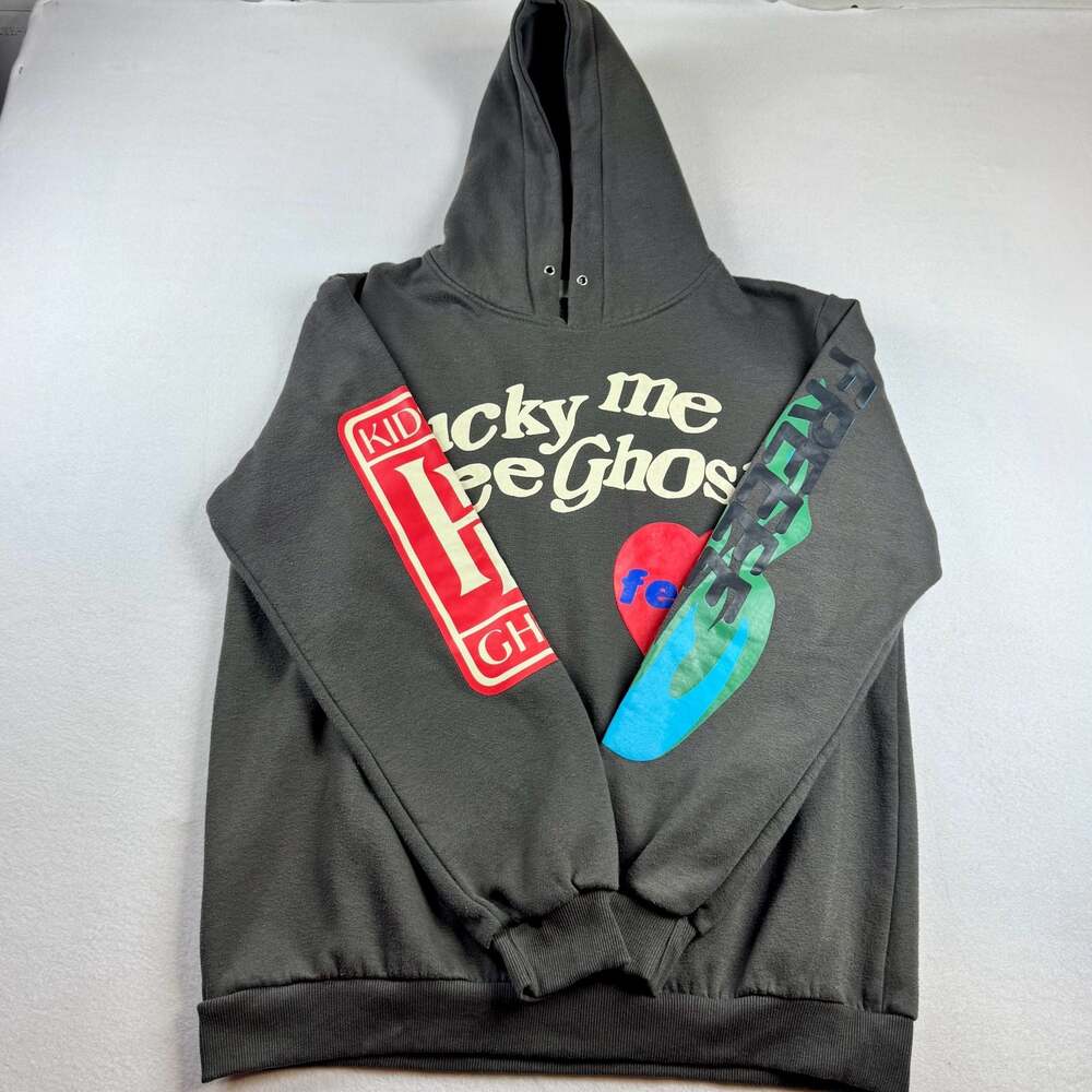 Kanye West 'Lucky Me I See Ghosts' Camp Flog Gnaw 2018 Hoodie 2XL
